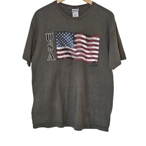 Vintage Sonoma USA Flag 2003 Graphic Tee Size Large